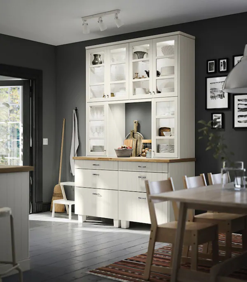 La cucina HITTARP bianco di IKEA.