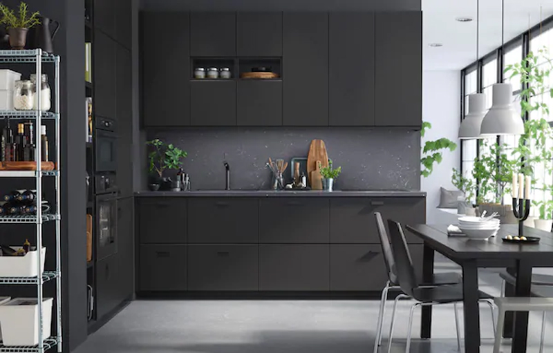 Le cucine IKEA KUNGSBACKA antracite.