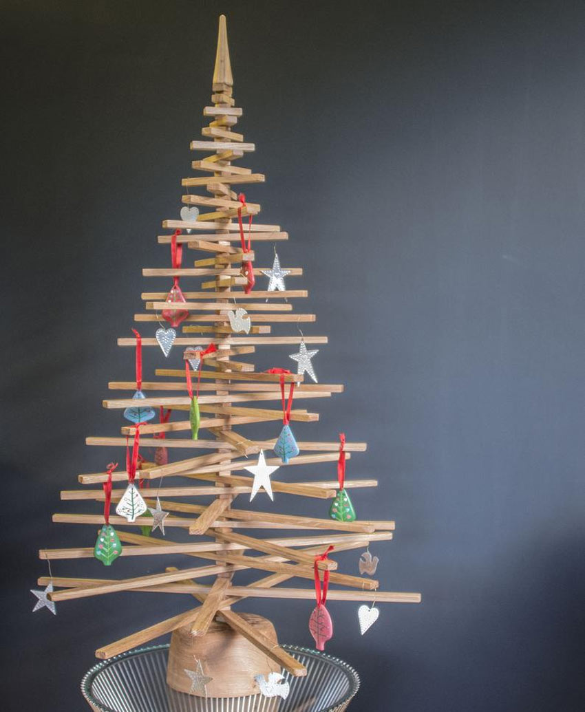 albero-di-natale- in legno