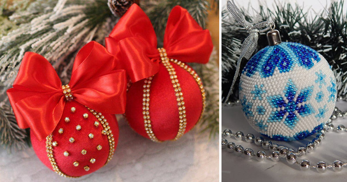 Come Fare Delle Palline Di Natale Palline di Natale fai da te: 15 idee originali da cui prendere spunto