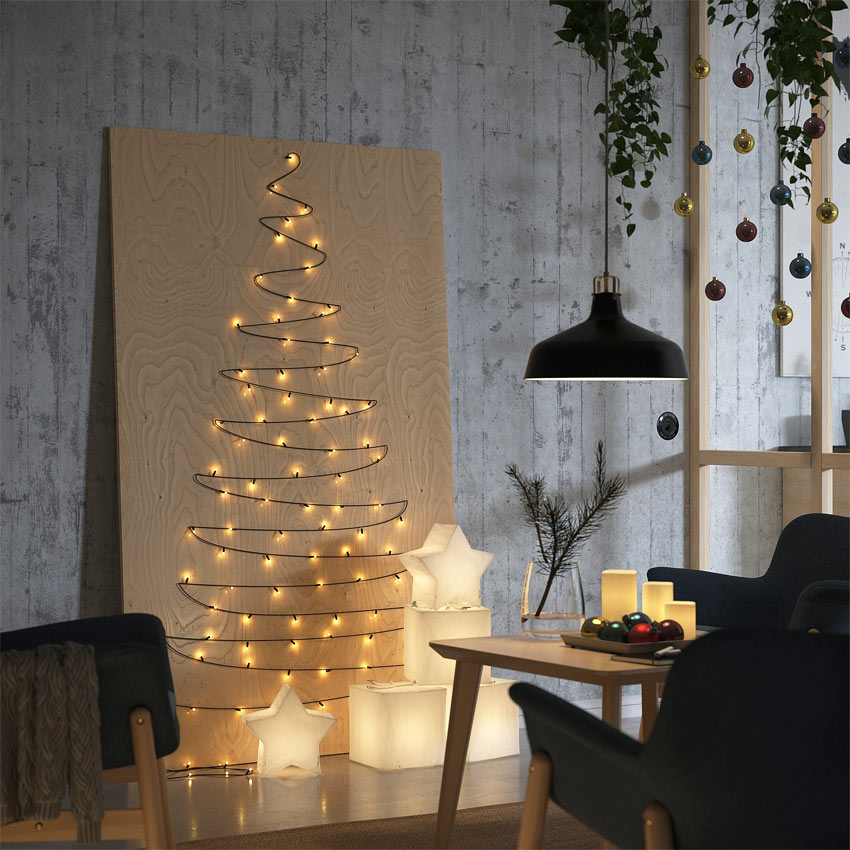 illuminazioni IKEA natale