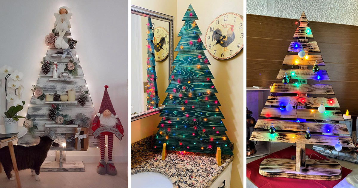 Albero Di Natale Con Pallet 15 Idee Originali Per Ispirarvi