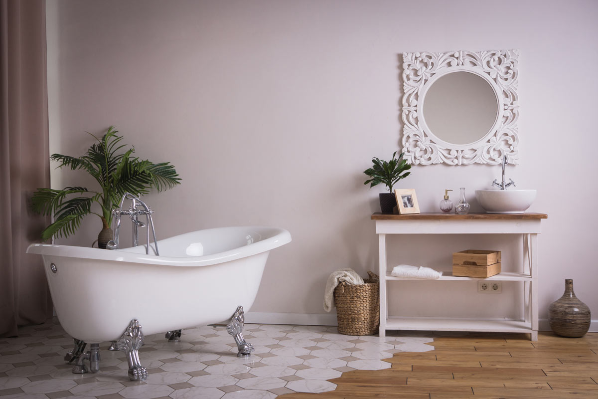 bagno in stile shabby