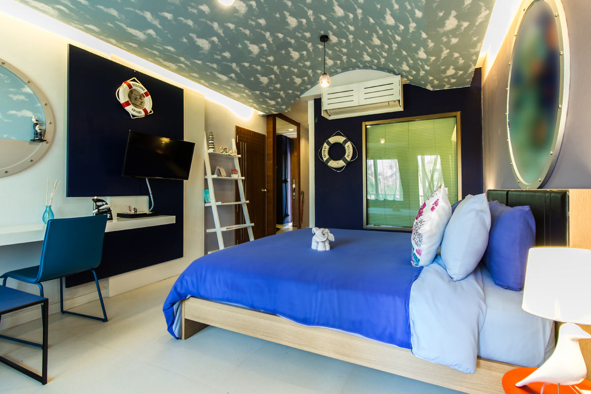 camera da letto in stile marino
