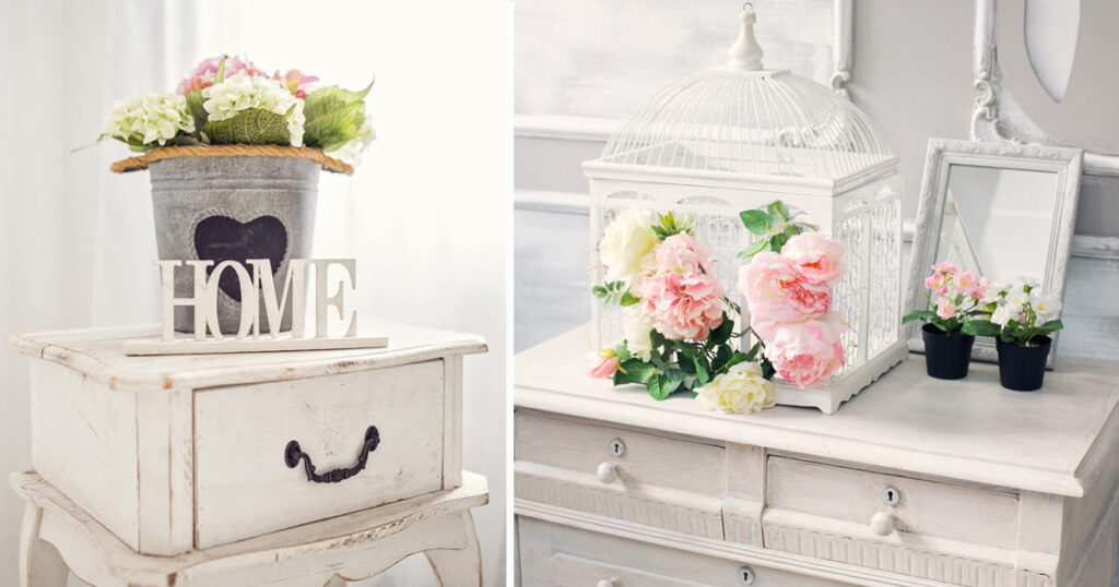 decorazioni in stile shabby