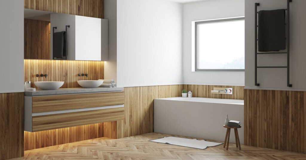 bagno in stile nordico