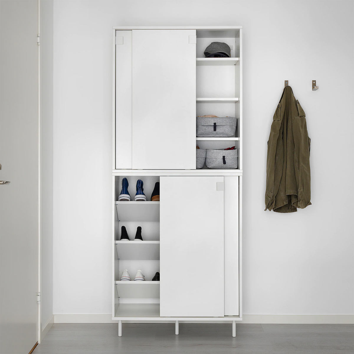 scarpiera ikea bianca