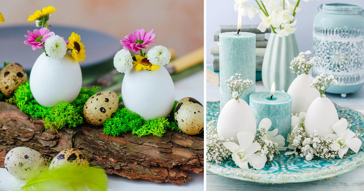 Decorazioni pasquali con uova e fiori: 10 idee da non perdere