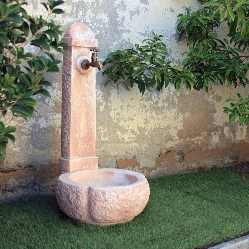 fontane in pietra fatte a mano