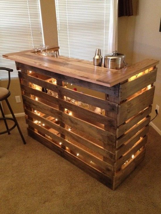 angolo bar con pallet